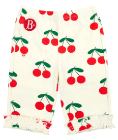 BEBE DE PINO All over cherry baby frill leggings