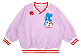 BEBE DE PINO Bonjour bunny nylon sweatshirt