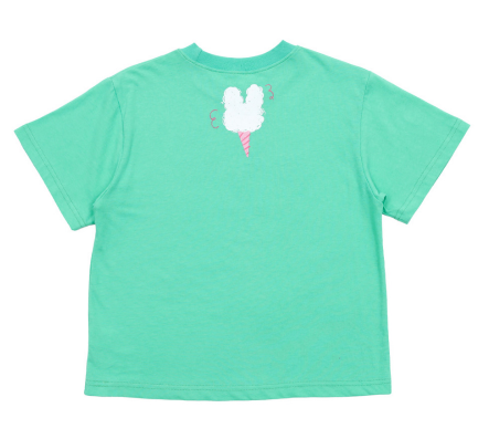 BEBEBEBE 2024 PRE-SUMMER  Rabbit cotton candy t-shirt