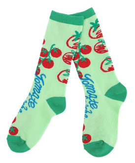 BEBEBEBE 2024 SUMMER Cherry tomato knee socks