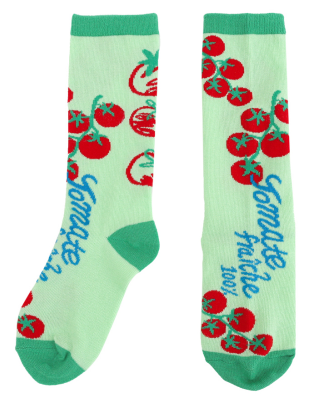 BEBEBEBE 2024 SUMMER Cherry tomato knee socks