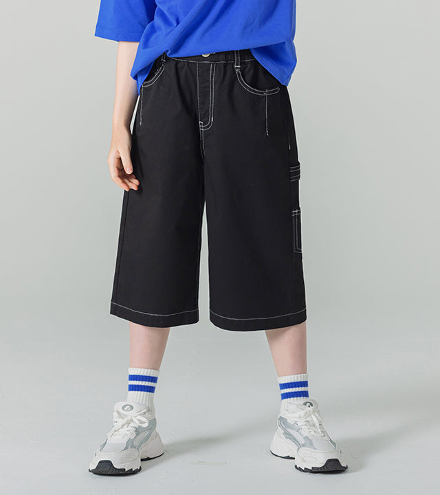 I LOVE J denny cropped cargo pants