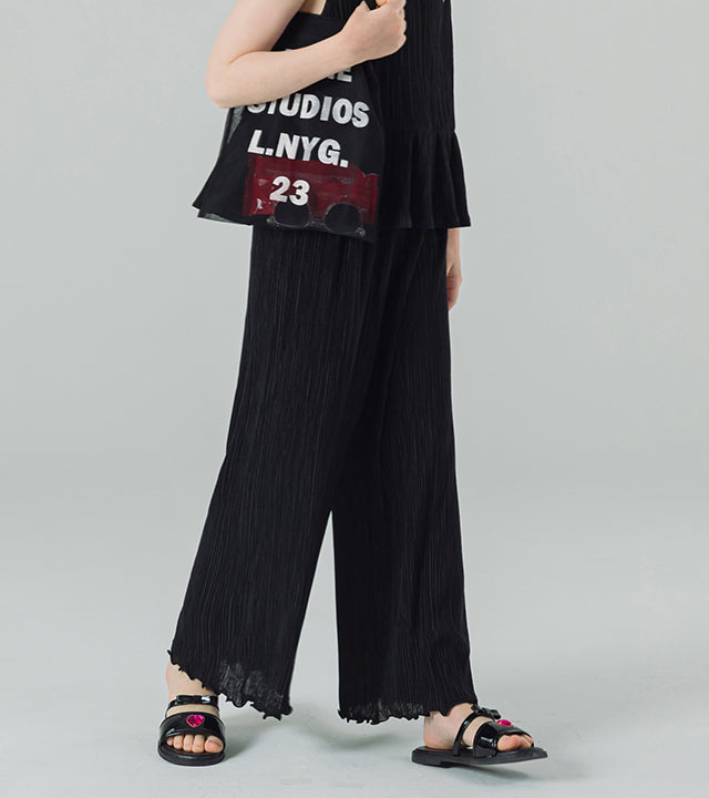 I LOVE J jude lace pleated pants