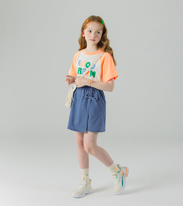 I LOVE J earth denim wrap skirt pants