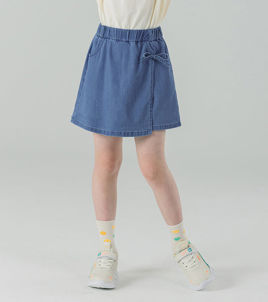 I LOVE J earth denim wrap skirt pants