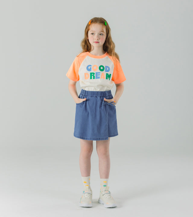 I LOVE J earth denim wrap skirt pants