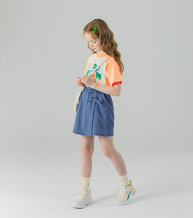 I LOVE J earth denim wrap skirt pants