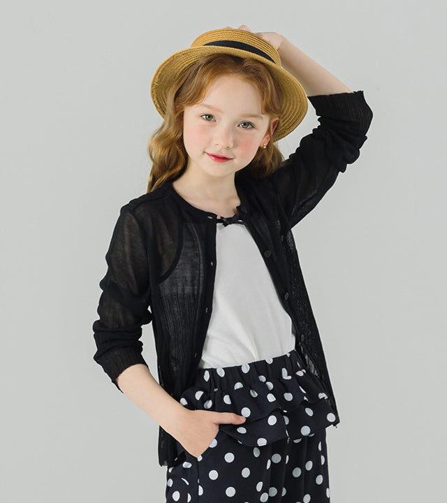 I LOVE J celes ribbed knit cardigan