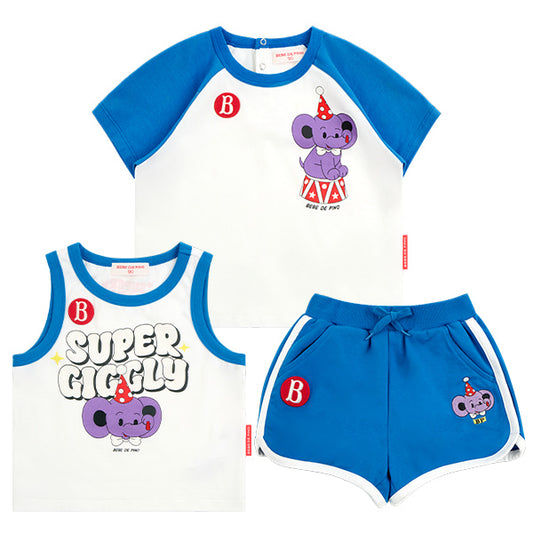 BEBE DE PINO 	Baby Giggle Elephant Loungewear Set