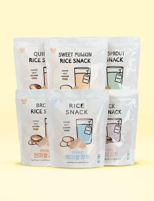 IBORY Baby rice snack 6 combo set