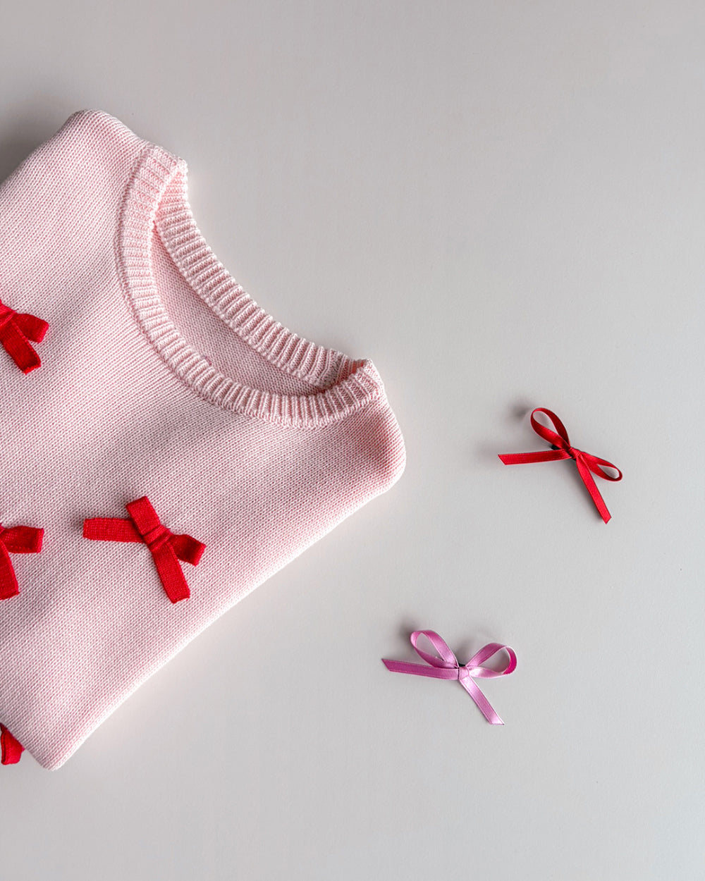 ROANJANE Rosy ribbon sweater