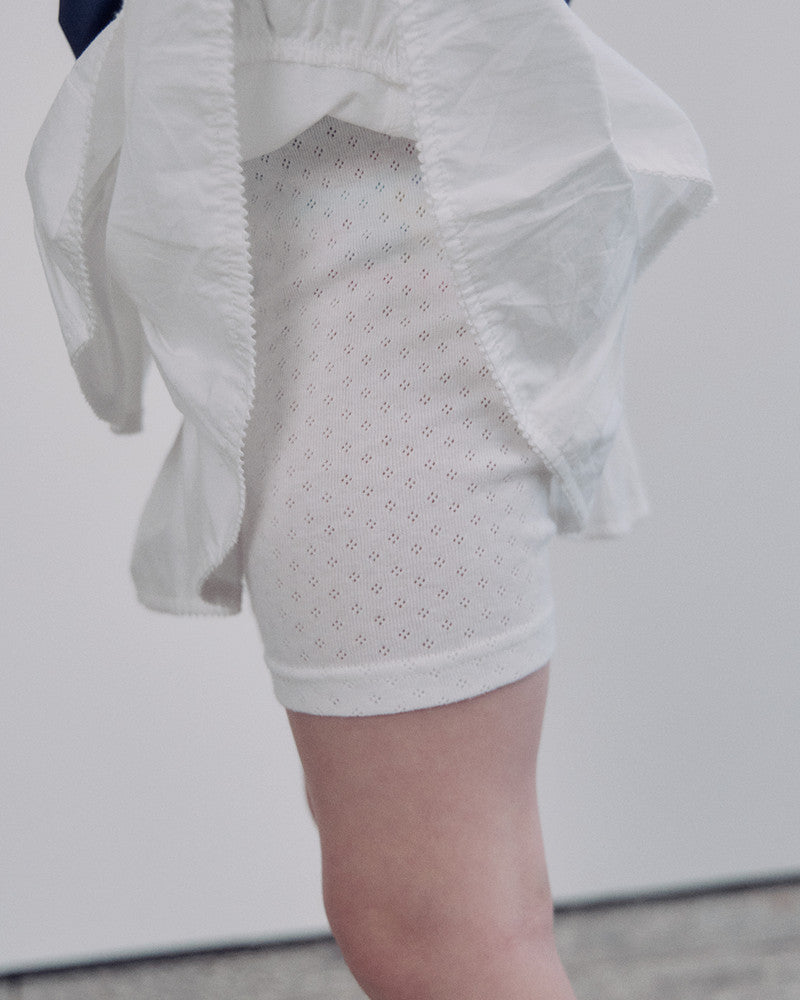 ROANJANE Eyelet leggings skirt