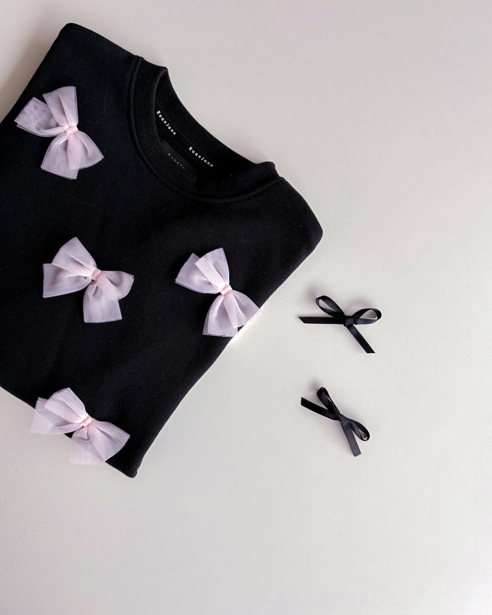 ROANJANE Ribbon sweatshirt