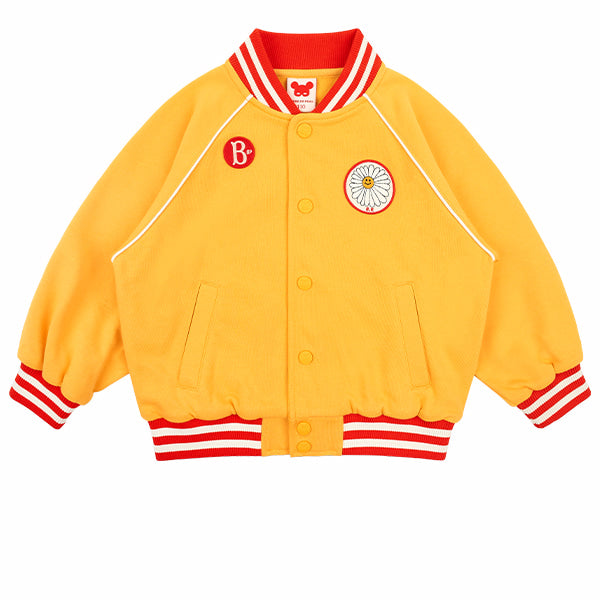 BEBE DE PINO Love daisy baseball raglan jacket