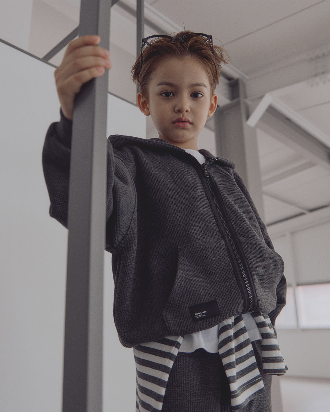 ROANJANE Peacan hoodie zip-up