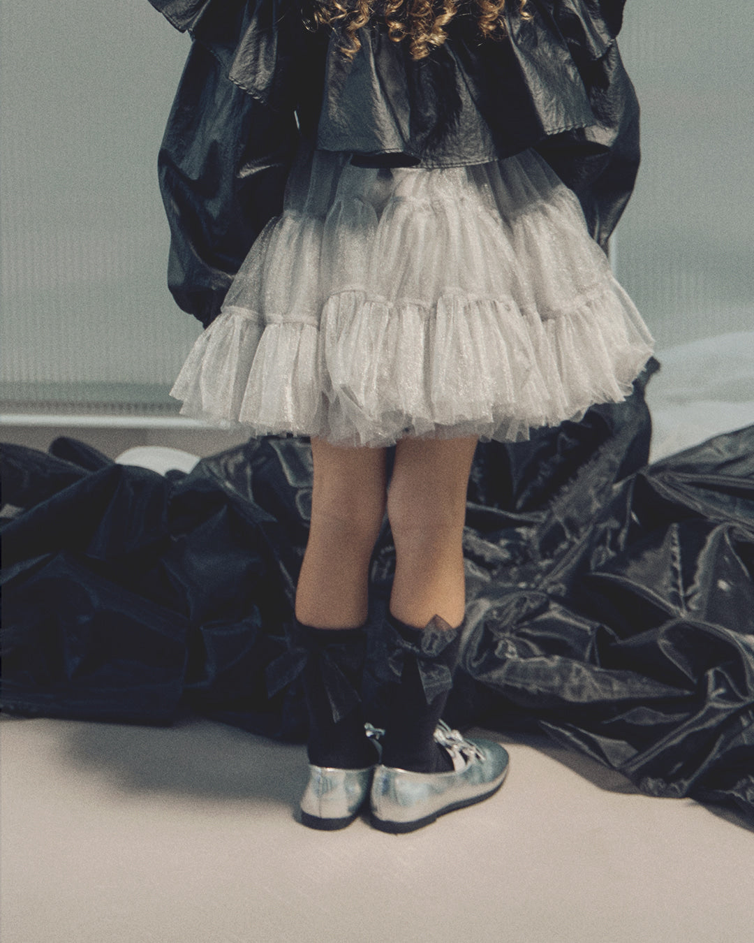 ROANJANE Sha sha middle socks (Black)