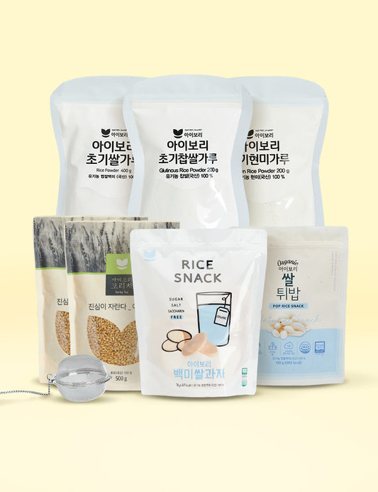 IBORY Stage 1 baby food 7 combo set