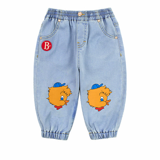 BEBE DE PINO Waiki baby jogger denim pants