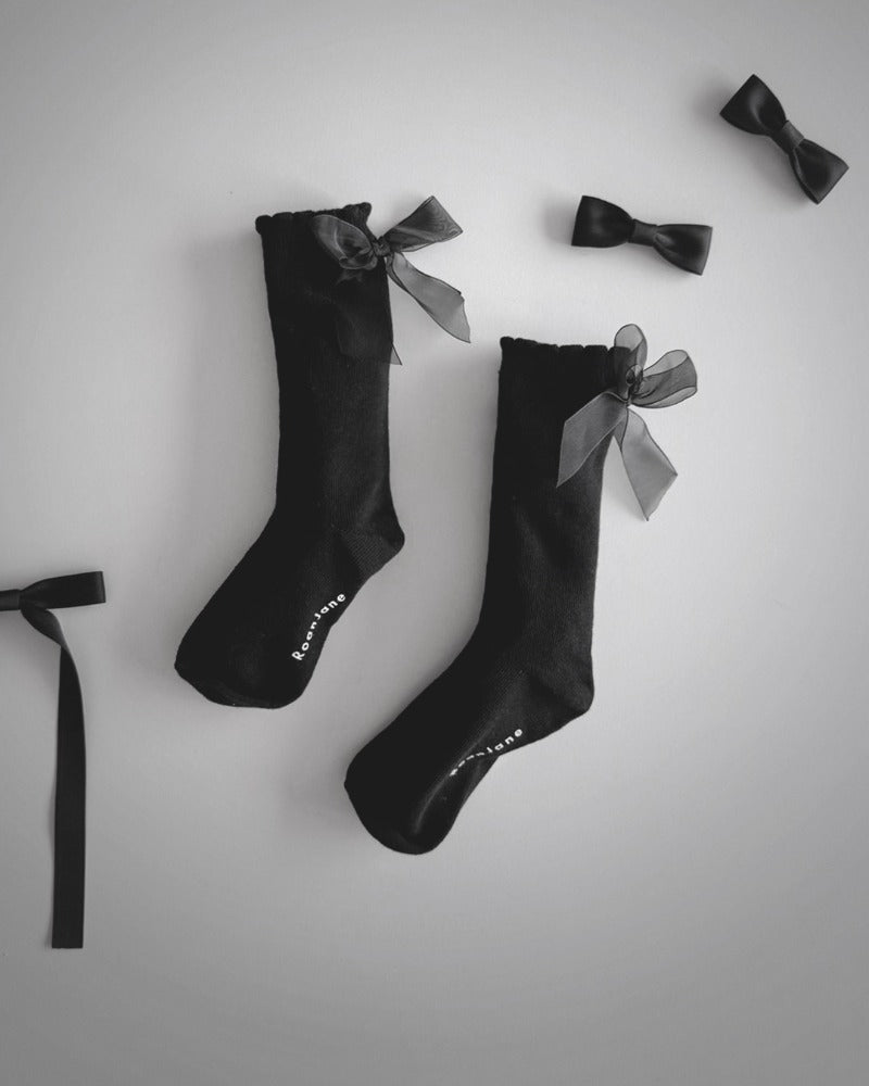 ROANJANE Sha sha middle socks (Black)
