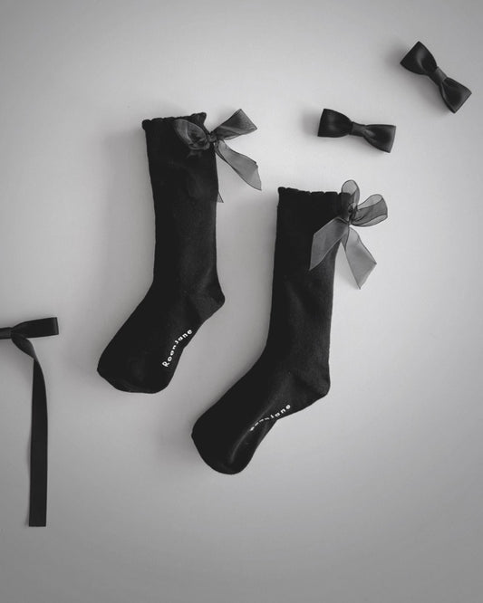 ROANJANE Sha sha middle socks (Black)