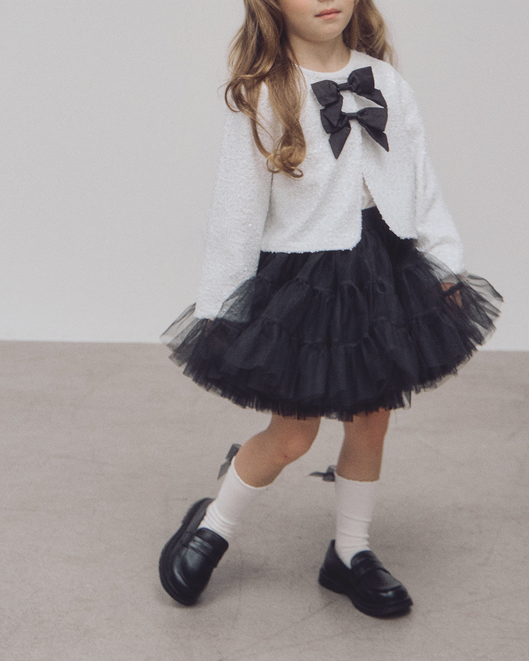 ROANJANE Sylvia tulle skirt (Black)