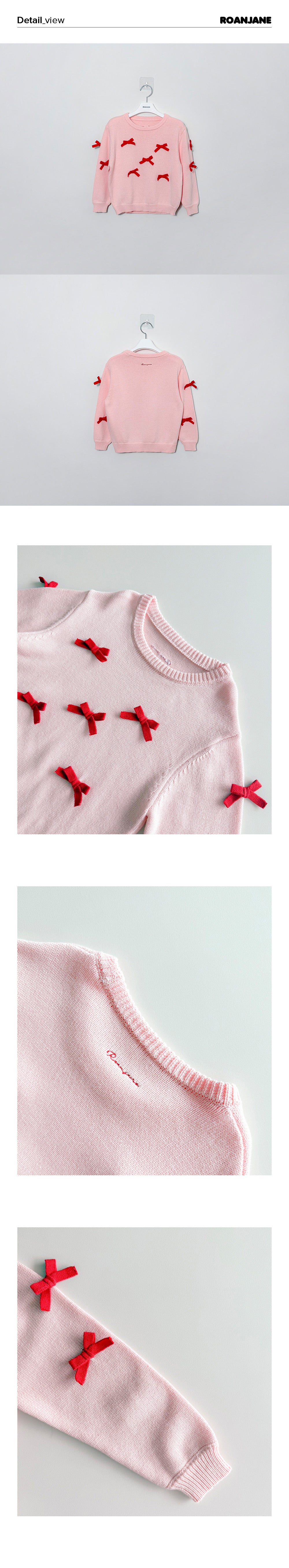 ROANJANE Rosy ribbon sweater