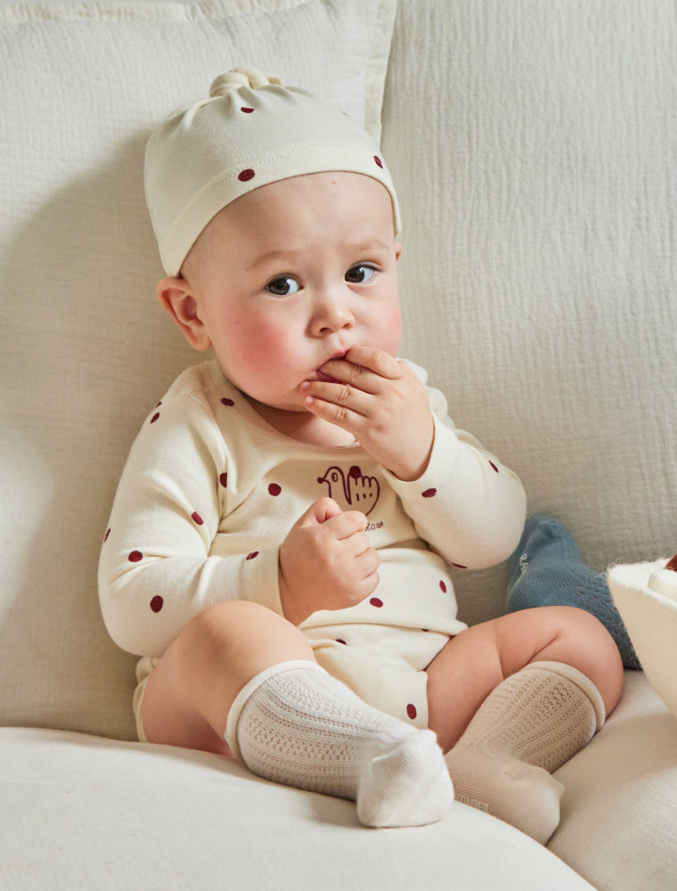 RAWUMBER Signature dot baby suit