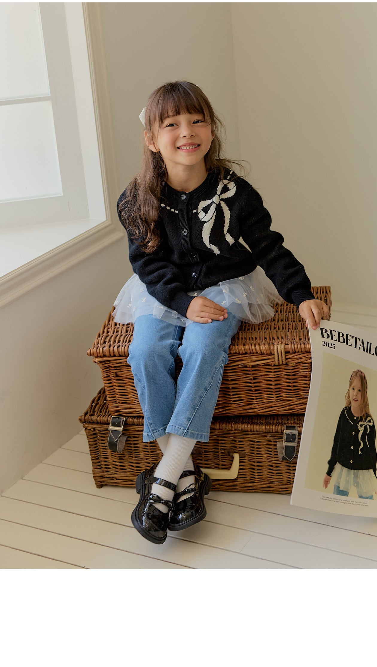 BEBETAILOR Brooklyn ribbon cardigan