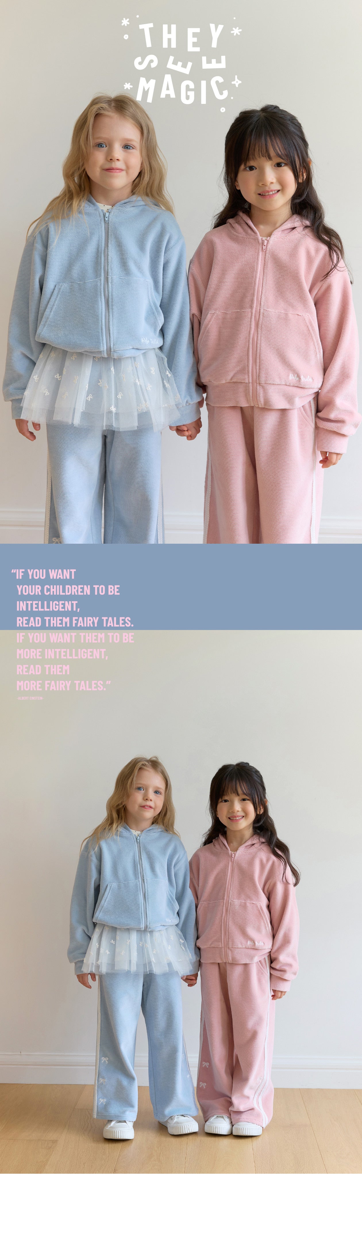 BEBETAILOR Belly rabbit hoodie zip up jacket