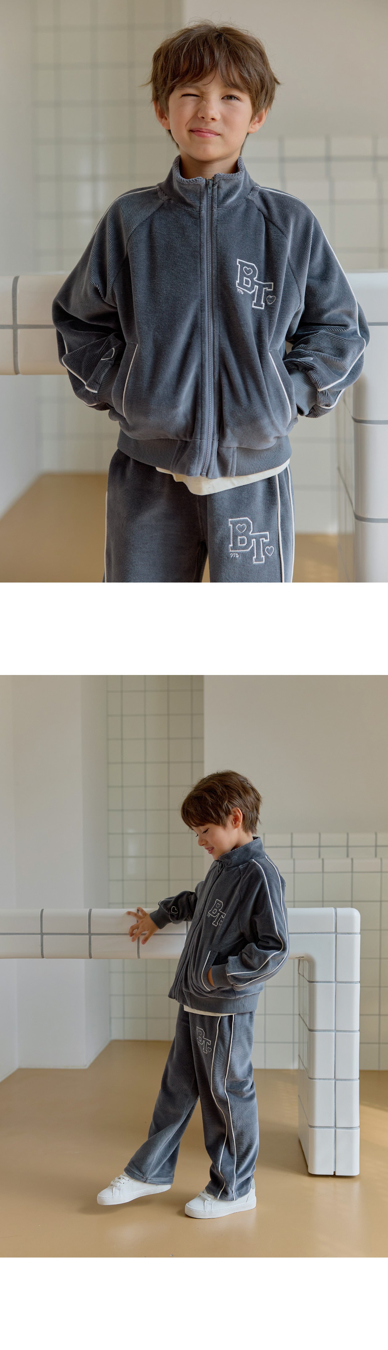 BEBETAILOR Zoey velour two way pants