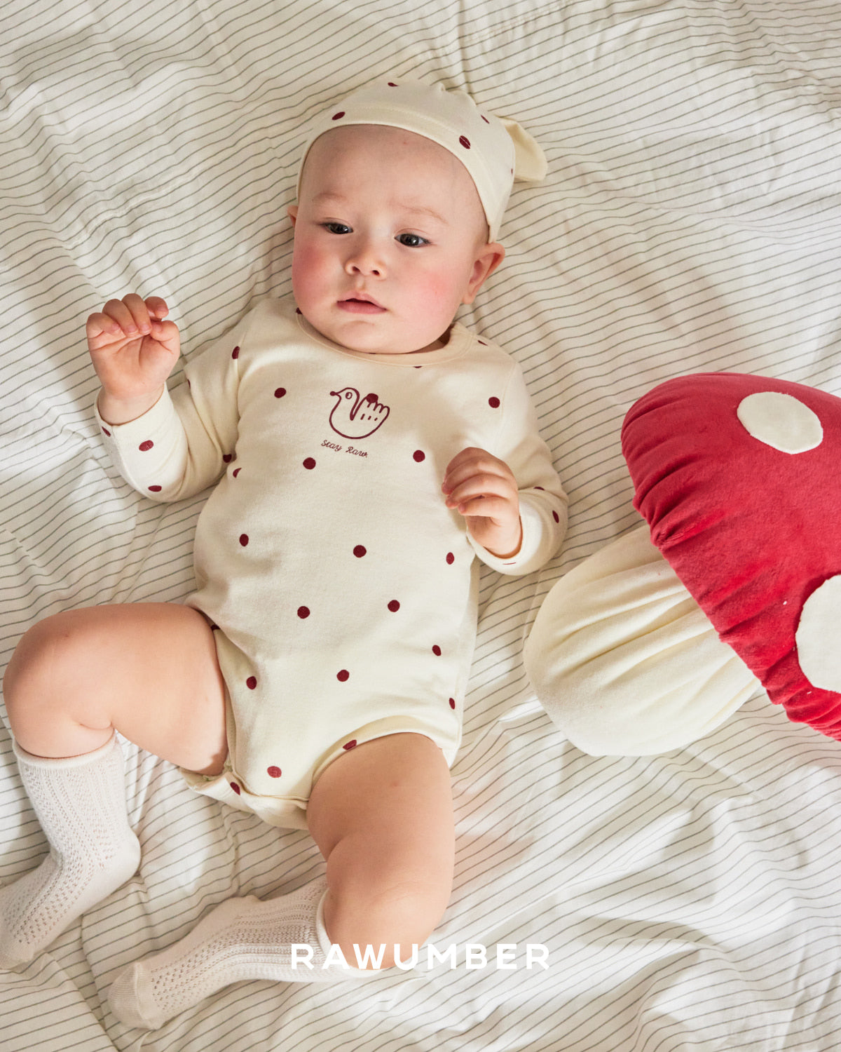 RAWUMBER Signature dot baby suit