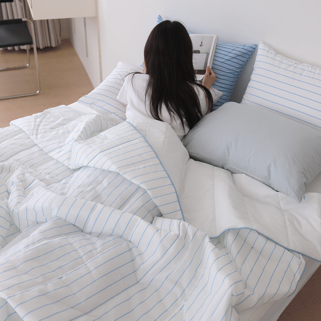 ALL4HOME Summer adult stripe breeze cold bedding
