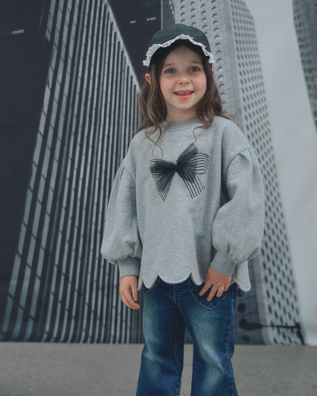 ROANJANE Paint denim pants