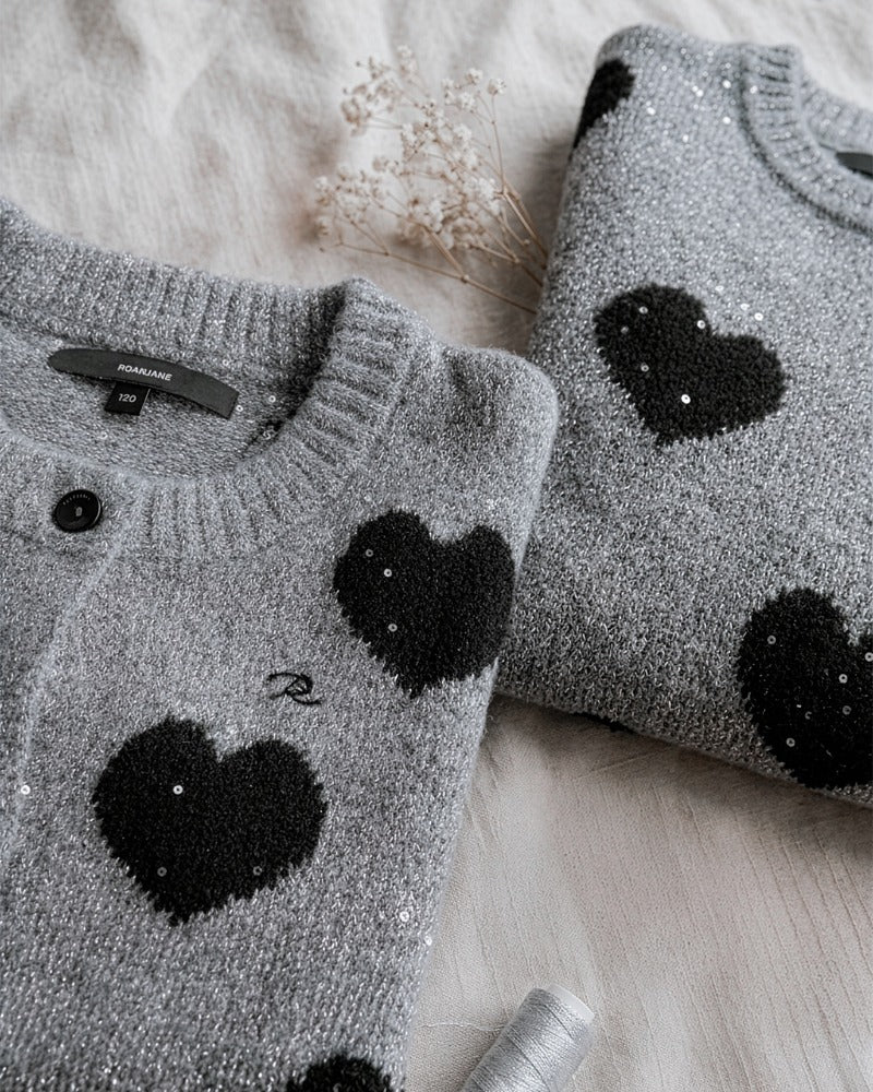 ROANJANE Spangle more knit cardigan