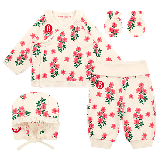 BEBE DE PINO All over azalea newborn set