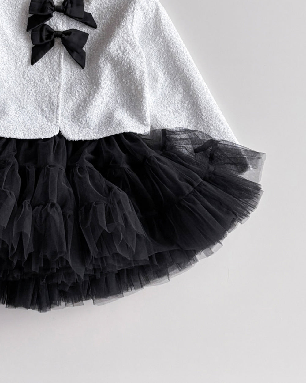 ROANJANE Sylvia tulle skirt (Black)