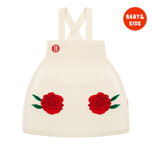 BEBE DE PINO Rose suspender dress