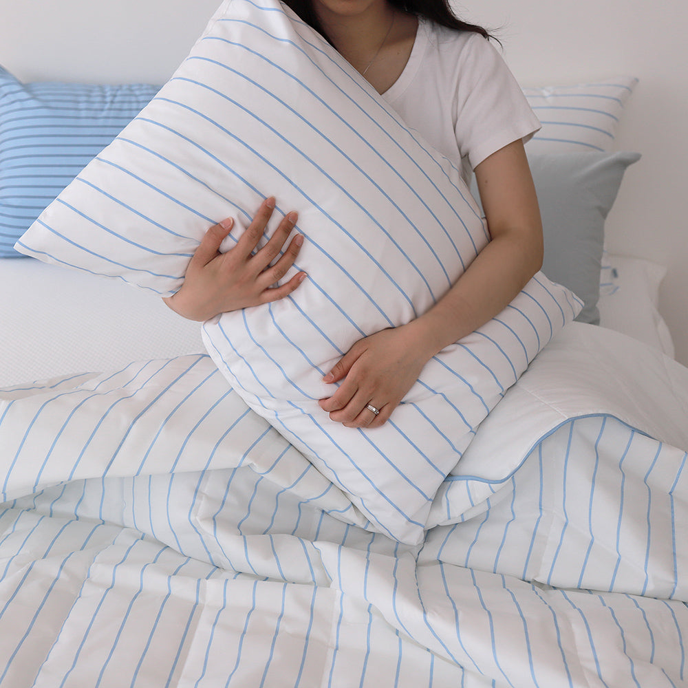 ALL4HOME Summer adult stripe breeze cold bedding