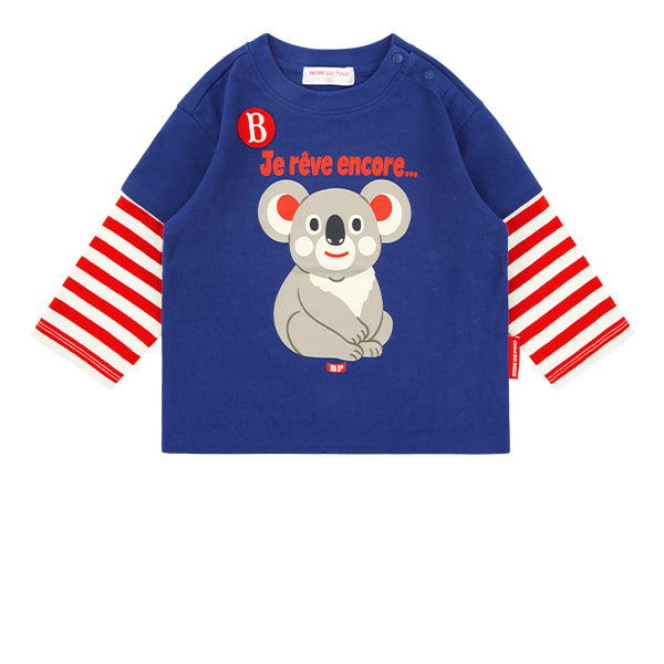 BEBE DE PINO Koala baby layered tee