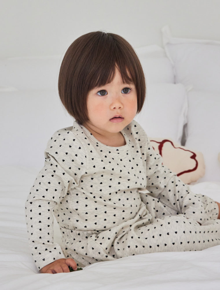 RAWUMBER Heart kong kids home wear