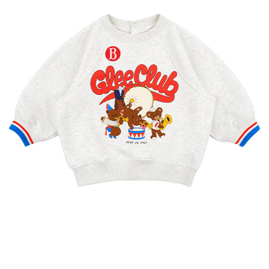 BEBE DE PINO Glee club baby raglan loose fit sweatshirt