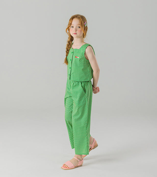 I LOVE J daisiple sleeveless 2pc set