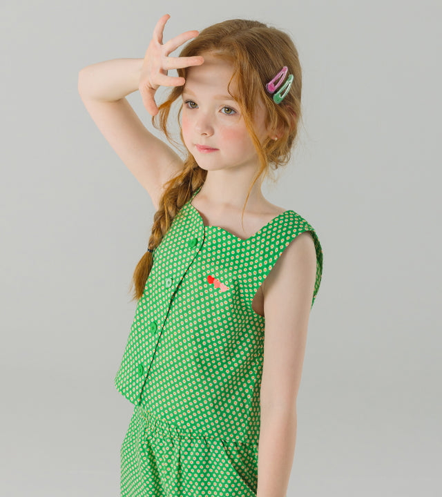 I LOVE J daisiple sleeveless 2pc set