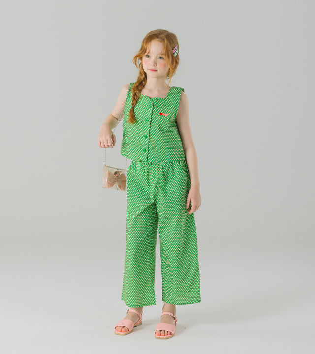 I LOVE J daisiple sleeveless 2pc set