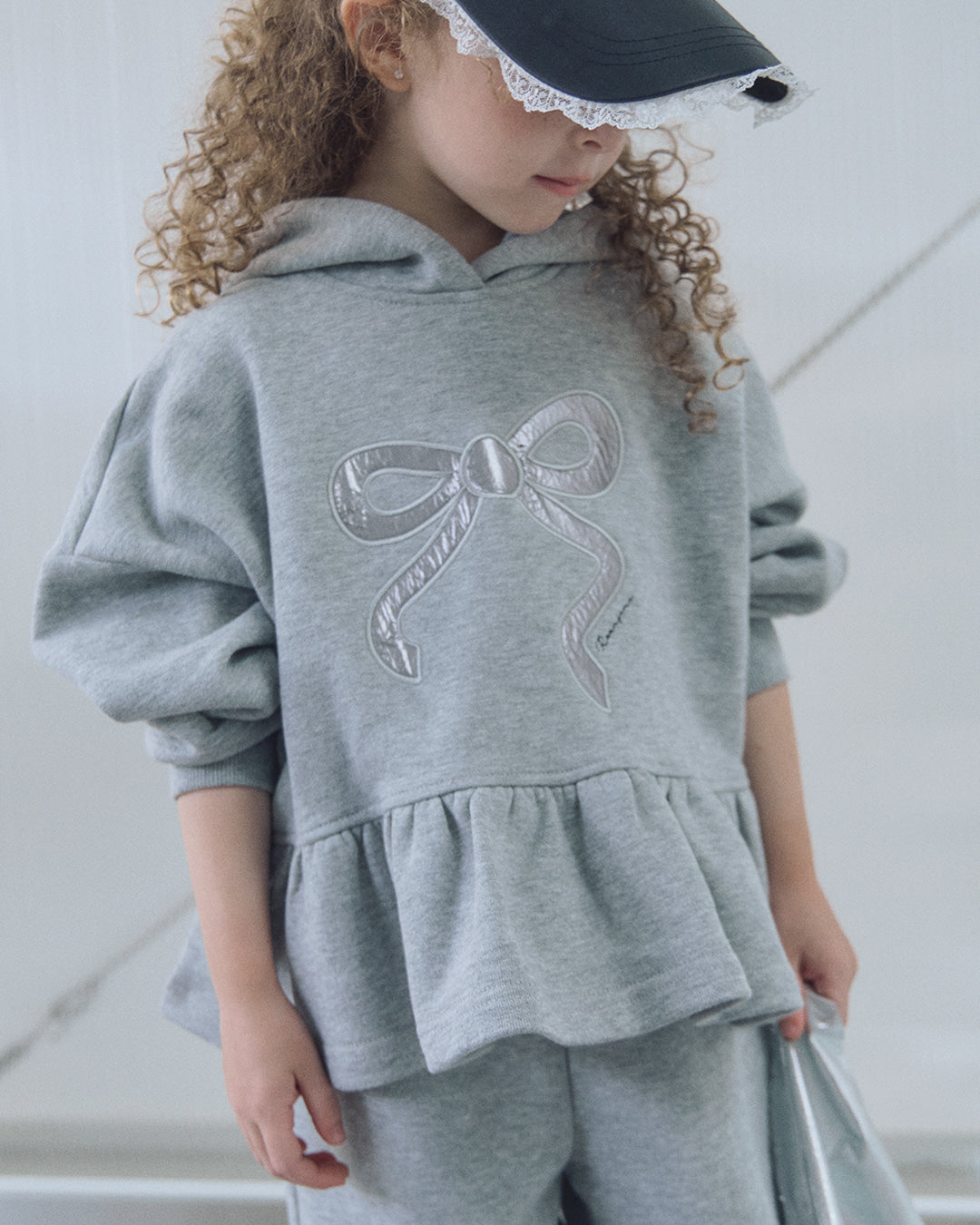 ROANJANE Bello frill hoodie top