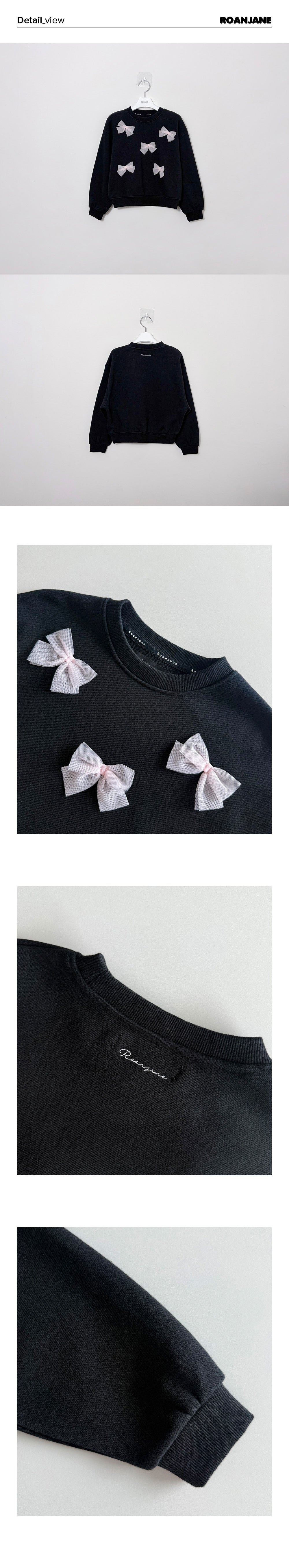 ROANJANE Ribbon sweatshirt