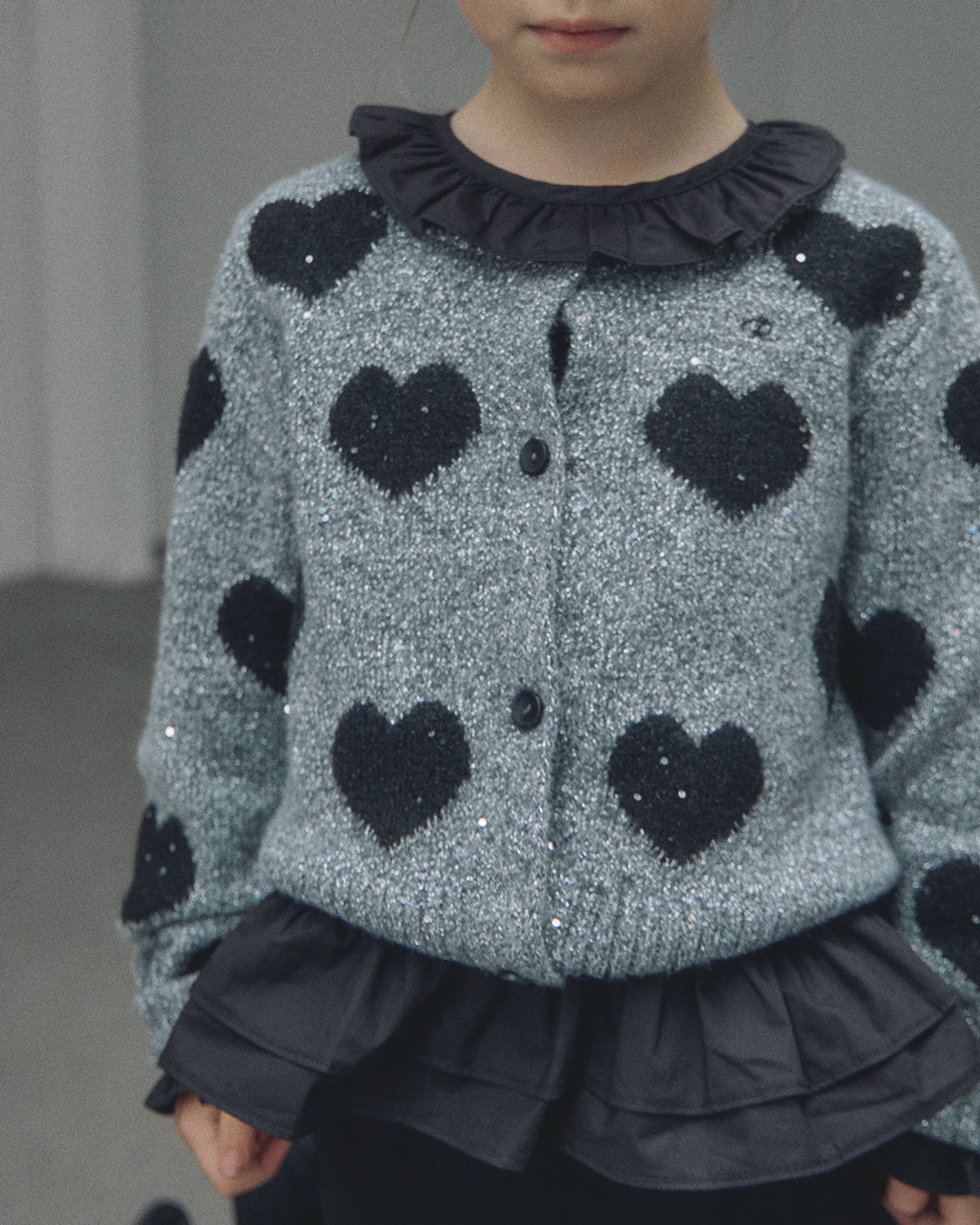 ROANJANE Spangle more knit cardigan