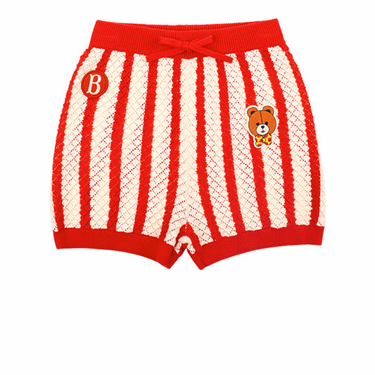 BEBE DE PINO Groovy bear crochet short pants