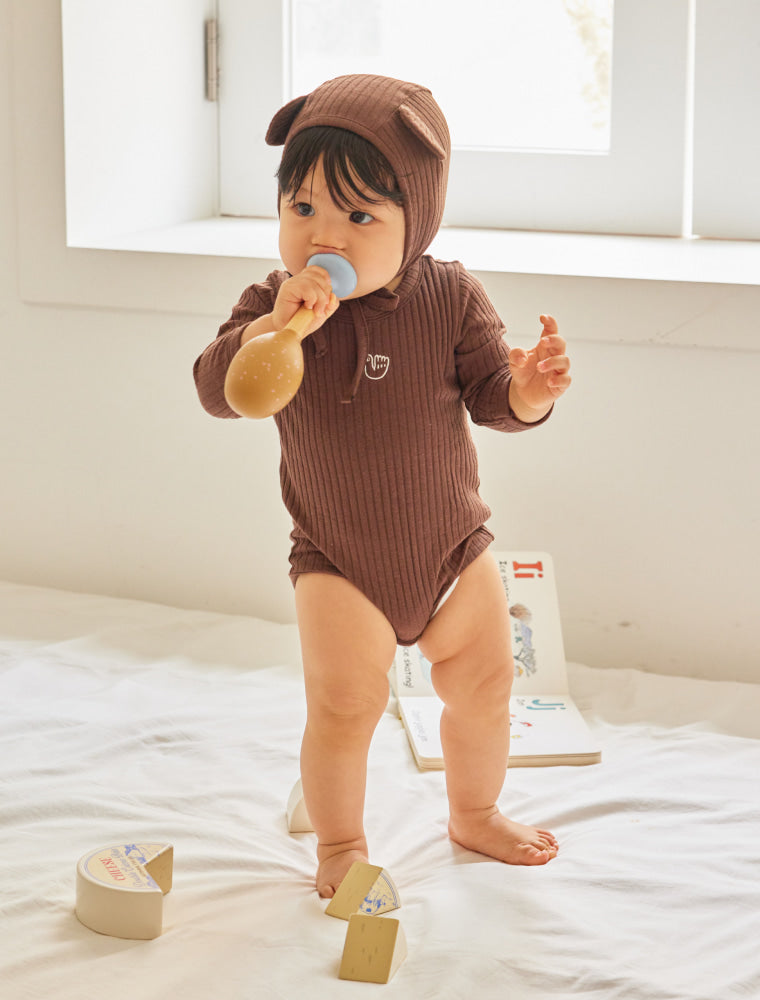 RAWUMBER Malang bear baby suit