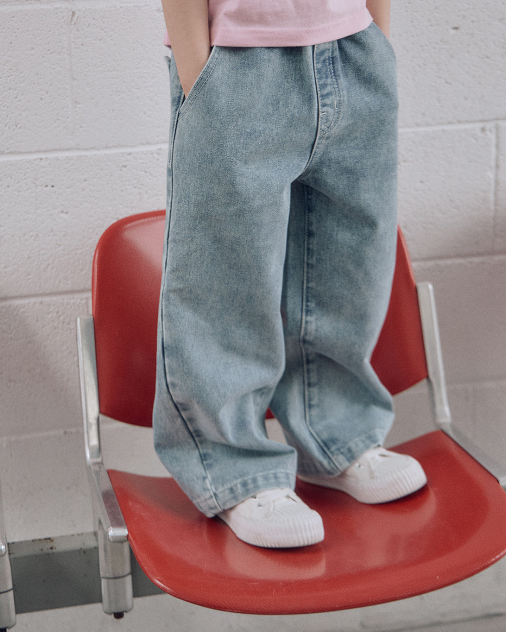 ROAANDJANE Heart Kung Denim Pants